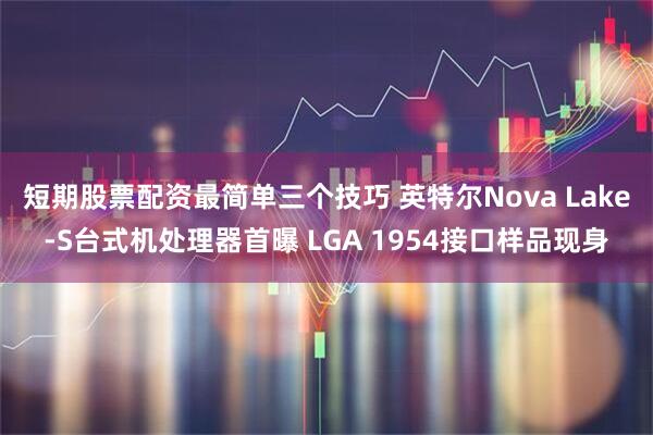 短期股票配资最简单三个技巧 英特尔Nova Lake-S台式机处理器首曝 LGA 1954接口样品现身
